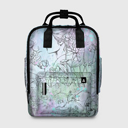 Рюкзак женский Скетч японские дорамы, цвет: 3D-принт