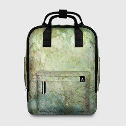 Женский рюкзак Абстракция - faded spots on a green background