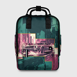 Женский рюкзак Дрифтующий спорткар