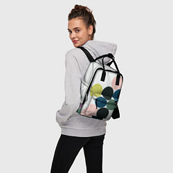 Рюкзак женский Кластер чил - абстракция, цвет: 3D-принт — фото 2