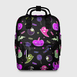 Женский рюкзак Halloween pink black pumpkin