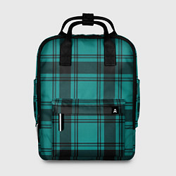 Рюкзак женский Checkered dark blue, цвет: 3D-принт