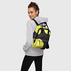 Рюкзак женский Лава лампа макро баланс абстракция, цвет: 3D-принт — фото 2