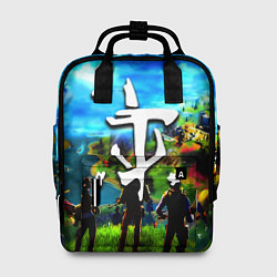 Рюкзак женский Fortnite x doom logo, цвет: 3D-принт