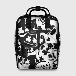 Женский рюкзак Doom x Marshmello pattern