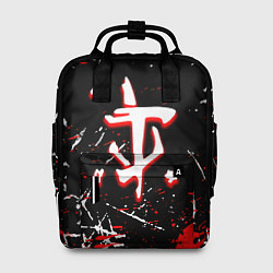 Рюкзак женский Doom краски штрихи, цвет: 3D-принт