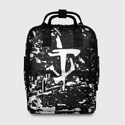 Рюкзак женский Doom краски белые штрихи, цвет: 3D-принт