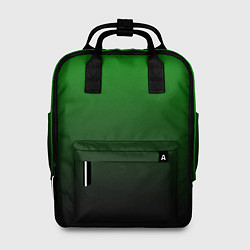 Рюкзак женский Green gradient, цвет: 3D-принт