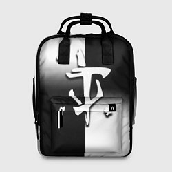 Рюкзак женский Doom black geometry, цвет: 3D-принт