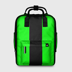 Рюкзак женский Color black green, цвет: 3D-принт