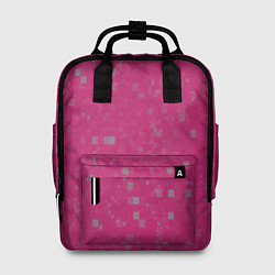 Женский рюкзак Color pink brown squares