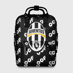 Рюкзак женский Juventus off pattern, цвет: 3D-принт