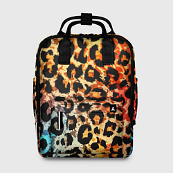 Рюкзак женский Стилизованный леопардовый, цвет: 3D-принт