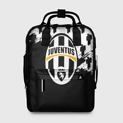 Рюкзак женский Juventus logo краски, цвет: 3D-принт