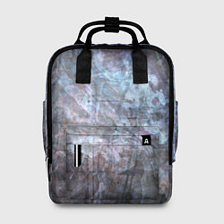 Женский рюкзак Абстракция - gray-blue hurricane