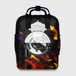 Женский рюкзак Реал Мадрид огонь текстура