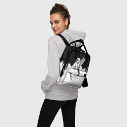 Рюкзак женский Ливерпуль разводы красок, цвет: 3D-принт — фото 2