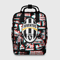 Женский рюкзак Ювентус x фортнайт глитч