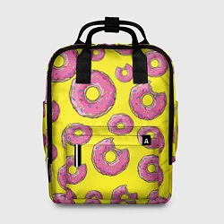 Рюкзак женский Пончики Гомера, цвет: 3D-принт
