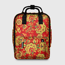 Рюкзак женский Хохлома, цвет: 3D-принт