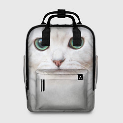 Женский рюкзак Белый котик