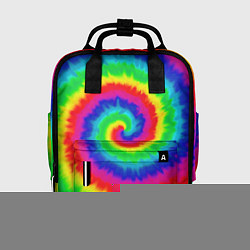 Рюкзак женский Tie dye, цвет: 3D-принт