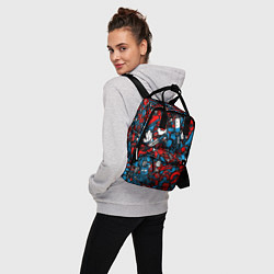 Рюкзак женский Стикербомбинг, цвет: 3D-принт — фото 2