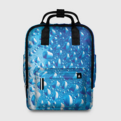 Рюкзак женский Капли воды, цвет: 3D-принт