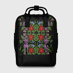 Рюкзак женский Вышивка 20, цвет: 3D-принт