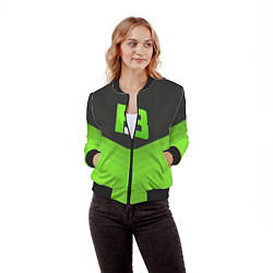 Бомбер женский FlipSid3 Uniform, цвет: 3D-черный — фото 2