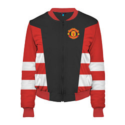 Бомбер женский Man UTD FC: Vintage 2018, цвет: 3D-красный