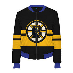 Бомбер женский BOSTON BRUINS NHL, цвет: 3D-синий