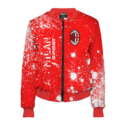 Бомбер женский AC MILAN AC Milan Sport Арт, цвет: 3D-красный