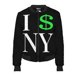 Бомбер женский I steal NY - Payday 3, цвет: 3D-черный