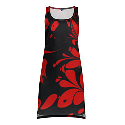 Туника женская Красный Мрамор, цвет: 3D-принт