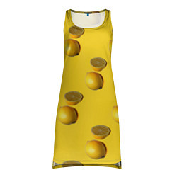 Туника женская Летние лимоны, цвет: 3D-принт