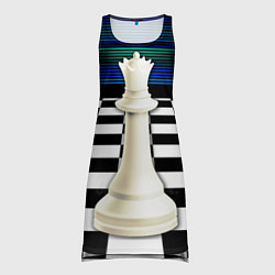 Туника женская Белая королева, цвет: 3D-принт