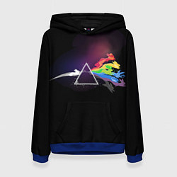 Толстовка-худи женская Покемоны, цвет: 3D-синий