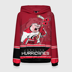 Толстовка-худи женская Carolina Hurricanes, цвет: 3D-черный