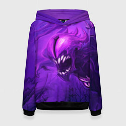 Толстовка-худи женская Bane Purple, цвет: 3D-черный
