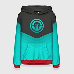 Толстовка-худи женская Immortals Uniform, цвет: 3D-красный