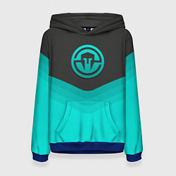 Толстовка-худи женская Immortals Uniform, цвет: 3D-синий