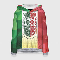 Толстовка-худи женская Мексика, цвет: 3D-меланж