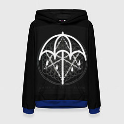 Толстовка-худи женская BMTH: Rain Symbol, цвет: 3D-синий