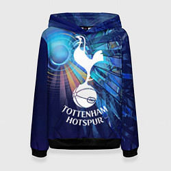 Толстовка-худи женская Tottenham Hotspur - football club, цвет: 3D-черный