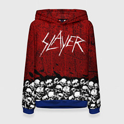 Толстовка-худи женская Slayer Red, цвет: 3D-синий