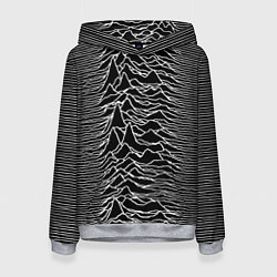 Толстовка-худи женская Joy Division: Unknown Pleasures, цвет: 3D-меланж