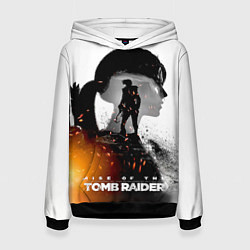 Толстовка-худи женская Rise of the Tomb Raider 1 цвета 3D-черный — фото 1
