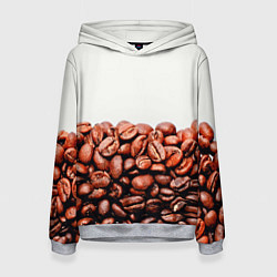 Толстовка-худи женская Coffee, цвет: 3D-меланж