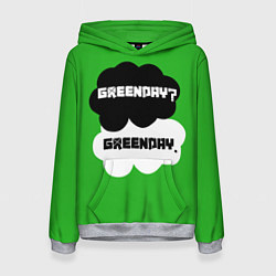 Женская толстовка Green Day Clouds